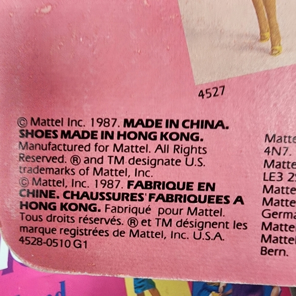 Vintage 80s Barbie Clothing Deadstock Set of 4 Packages 1 Flair Ski Outfit - Picture 8 of 16